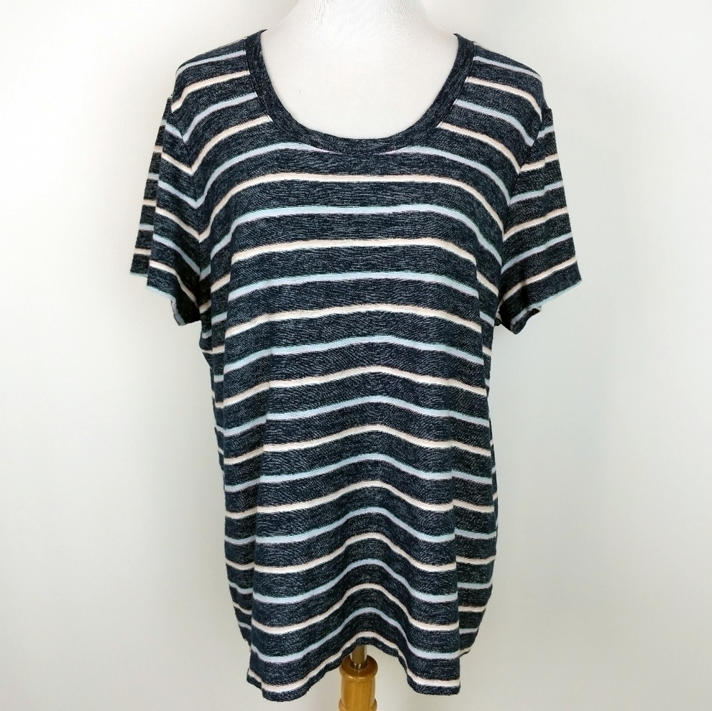 Time and Tru Striped Tee | sz 3XL